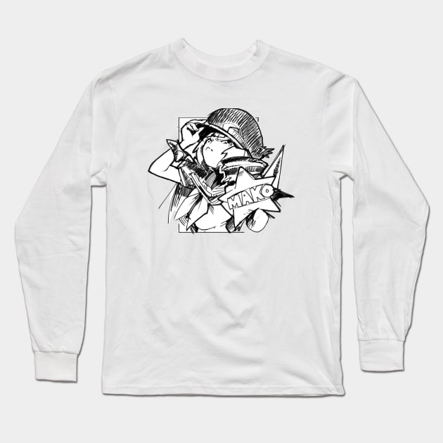 Mako The Best Long Sleeve T-Shirt by Oobydoobs